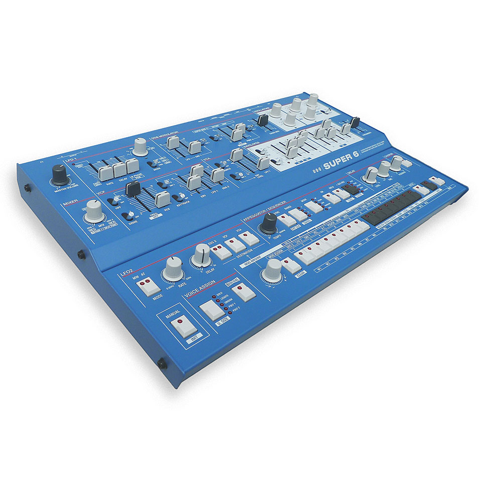 UDO Audio Super 6 Desktop Blue SE Synthesizer von UDO Audio