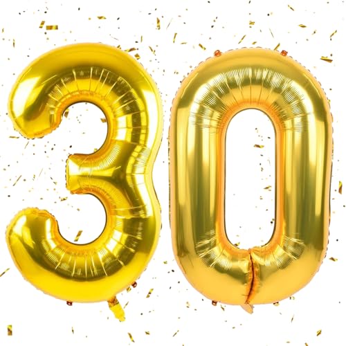 Golden Luftballon 30,Zahlen Luftballons Golden,40 Zoll Folienballon 3&0,Golden Zahlenballon 30 Helium Ballon Luftballon 30 Geburtstag für 30th Geburtstagsdeko Mädchen Junge Golden Luftballon 30,Zahlen Luftballons Golden,40 Zoll Folienballon 3&0,Golden Zahlenballon 30 Helium Ballon Luftballon 30 Geburtstag für 30th Geburtstagsdeko Mädchen Junge von UDRKFOPK
