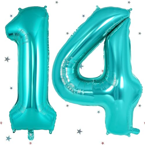 Grün Luftballon 14,Zahlen Luftballon Grün,40 Zoll Folienballon 1&4,Grün Zahlenballon 14 Helium Ballon Luftballon 14 Geburtstag für 14th Geburtstagsdeko Mädchen Junge Jubiläum Party Deko Grün Luftballon 14,Zahlen Luftballon Grün,40 Zoll Folienballon 1&4,Grün Zahlenballon 14 Helium Ballon Luftballon 14 Geburtstag für 14th Geburtstagsdeko Mädchen Junge Jubiläum Party Deko von UDRKFOPK