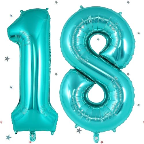 Grün Luftballon 18,Zahlen Luftballon Grün,40 Zoll Folienballon 1&8,Grün Zahlenballon 18 Helium Ballon Luftballon 18 Geburtstag für 18th Geburtstagsdeko Mädchen Junge Jubiläum Party Deko Grün Luftballon 18,Zahlen Luftballon Grün,40 Zoll Folienballon 1&8,Grün Zahlenballon 18 Helium Ballon Luftballon 18 Geburtstag für 18th Geburtstagsdeko Mädchen Junge Jubiläum Party Deko von UDRKFOPK