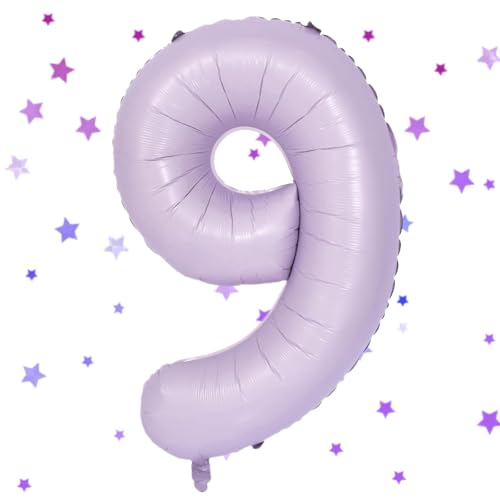 Hell Lila Luftballon 9,Zahlen Luftballon Hell Lila,40 Zoll Hell Lila Folienballon 9,101cm Hell Lila Zahlenballon 9 Helium Ballon Luftballon 9 Geburtstag für 9 Jahre Geburtstagsdeko Mädchen Junge Hell Lila Luftballon 9,Zahlen Luftballon Hell Lila,40 Zoll Hell Lila Folienballon 9,101cm Hell Lila Zahlenballon 9 Helium Ballon Luftballon 9 Geburtstag für 9 Jahre Geburtstagsdeko Mädchen Junge von UDRKFOPK