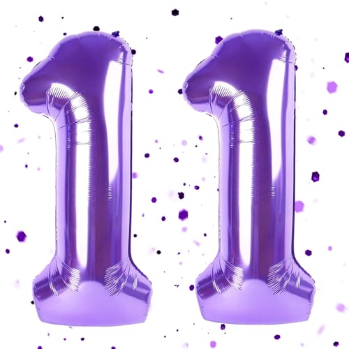 Lila Luftballon 11,Zahlen Luftballon Lila,40 Zoll lila Folienballon 11,101cm Zahlenballon 11 Helium Ballon Luftballon 11 Geburtstag für Geburtstagsdeko Kinder Mädchen Junge Lila Luftballon 11,Zahlen Luftballon Lila,40 Zoll lila Folienballon 11,101cm Zahlenballon 11 Helium Ballon Luftballon 11 Geburtstag für Geburtstagsdeko Kinder Mädchen Junge von UDRKFOPK