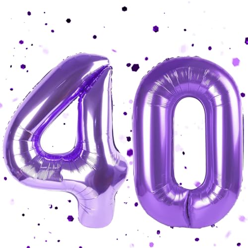 Lila Luftballon 40,Zahlen Luftballon Lila,40 Zoll lila Folienballon 40,Zahlenballon 40 Helium Ballon Luftballon 40 Geburtstag für Geburtstagsdeko Frau Mann Jubiläum Party Deko Lila Luftballon 40,Zahlen Luftballon Lila,40 Zoll lila Folienballon 40,Zahlenballon 40 Helium Ballon Luftballon 40 Geburtstag für Geburtstagsdeko Frau Mann Jubiläum Party Deko von UDRKFOPK