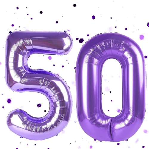 Lila Luftballon 50,Zahlen Luftballon Lila,40 Zoll lila Folienballon 50,Zahlenballon 50 Helium Ballon Luftballon 50 Geburtstag für Geburtstagsdeko Frau Mann Jubiläum Party Deko Lila Luftballon 50,Zahlen Luftballon Lila,40 Zoll lila Folienballon 50,Zahlenballon 50 Helium Ballon Luftballon 50 Geburtstag für Geburtstagsdeko Frau Mann Jubiläum Party Deko von UDRKFOPK