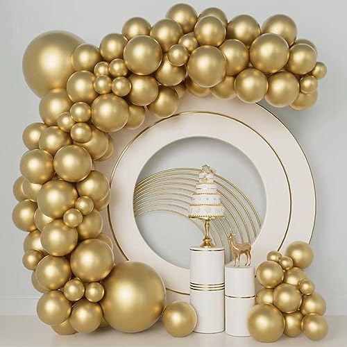 Luftballons Gold, 84 Stück Luftballons Geburtstag Girlande Satz von Ballons Gold 18 Zoll 12 Zoll 10 Zoll 5 Zoll,Helium Gold Luftballons für Hochzeit,Geburtstag,Babyparty,Graduierung,Deko Luftballons Gold, 84 Stück Luftballons Geburtstag Girlande Satz von Ballons Gold 18 Zoll 12 Zoll 10 Zoll 5 Zoll,Helium Gold Luftballons für Hochzeit,Geburtstag,Babyparty,Graduierung,Deko von UDRKFOPK