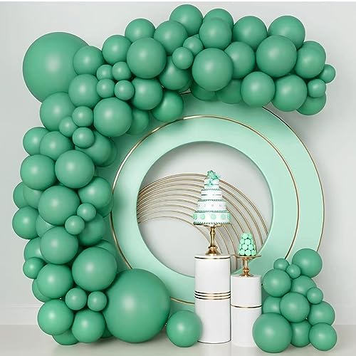 Luftballons Grün,84 Stück Luftballons Geburtstag Girlande Satz von Ballons Grün18 Zoll 12 Zoll 10 Zoll 5 Zoll,Helium Grüne Luftballons für Hochzeit,Geburtstag,Babyparty,Graduierung,Deko von UDRKFOPK