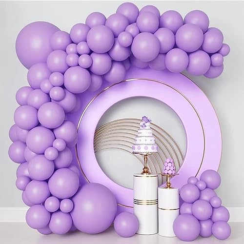 Luftballons Lila,84 Stück Luftballons Geburtstag Girlande Satz von Ballons Lila18 Zoll 12 Zoll 10 Zoll 5 Zoll,Helium Lila Luftballons für Hochzeit,Geburtstag,Babyparty,Graduierung,Deko von UDRKFOPK