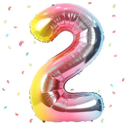 Regenbogen Luftballon 2,Zahlen Luftballon Regenbogen,40 Zoll Bunt Folienballon 2,101cm Sandweiß Zahlenballon 2 Helium Ballon Luftballon 2 Geburtstag für 2 Jahre Geburtstagsdeko Kinder Mädchen Junge Regenbogen Luftballon 2,Zahlen Luftballon Regenbogen,40 Zoll Bunt Folienballon 2,101cm Sandweiß Zahlenballon 2 Helium Ballon Luftballon 2 Geburtstag für 2 Jahre Geburtstagsdeko Kinder Mädchen Junge von UDRKFOPK