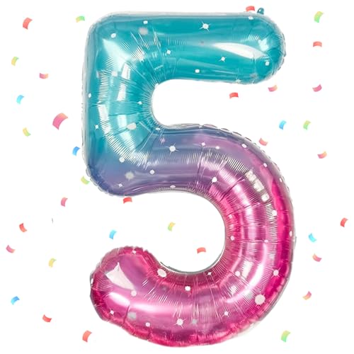 Rosa Blau Luftballon 5,Zahlen Luftballon Rosa Blau,40 Zoll Rosa Blau Folienballon 5,101cm Rosa Blau Zahlenballon 5 Helium Ballon Luftballon 5 Geburtstag für 5 Jahre Geburtstagsdeko Mädchen Junge Rosa Blau Luftballon 5,Zahlen Luftballon Rosa Blau,40 Zoll Rosa Blau Folienballon 5,101cm Rosa Blau Zahlenballon 5 Helium Ballon Luftballon 5 Geburtstag für 5 Jahre Geburtstagsdeko Mädchen Junge von UDRKFOPK
