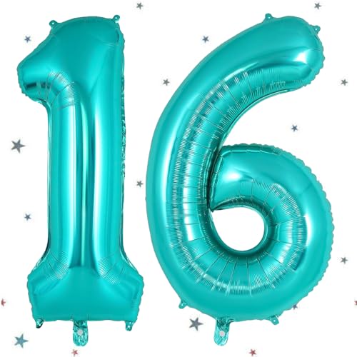 UDRKFOPK Grün Luftballon 16,Zahlen Luftballon Grün,40 Zoll Folienballon 1&6,Grün Zahlenballon 16 Helium Ballon Luftballon 16 Geburtstag für 16th Geburtstagsdeko Mädchen Junge Jubiläum Party Deko UDRKFOPK Grün Luftballon 16,Zahlen Luftballon Grün,40 Zoll Folienballon 1&6,Grün Zahlenballon 16 Helium Ballon Luftballon 16 Geburtstag für 16th Geburtstagsdeko Mädchen Junge Jubiläum Party Deko von UDRKFOPK