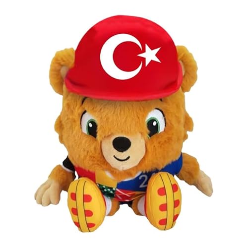 Euro 24 Albärt Langhaar Plüsch mit Türkei Cap, 35 cm Euro 24 Albärt Langhaar Plüsch mit Türkei Cap, 35 cm von UEFA EURO