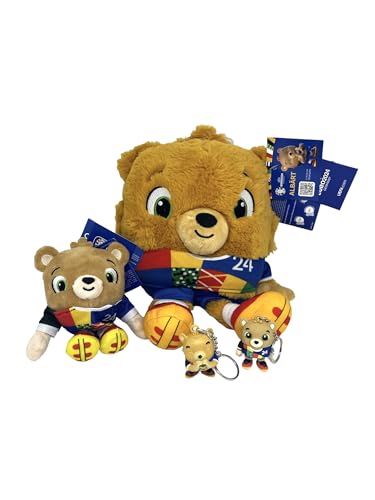 UEFA Euro 2024 - Fan Set des Offiziellen Maskottchens - Albärt - 27cm Plüschtier, 12 cm Plüsch Schlüsselanhänger, 2 Verschiedene 5 cm Plastik Schlüsselanhänger - 4 Artikel UEFA Euro 2024 - Fan Set des Offiziellen Maskottchens - Albärt - 27cm Plüschtier, 12 cm Plüsch Schlüsselanhänger, 2 Verschiedene 5 cm Plastik Schlüsselanhänger - 4 Artikel von UEFA Euro 2024