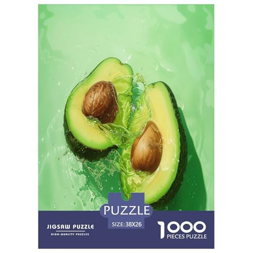 Avocado Puzzle 1000 Teile Schwer Puzzle Spielzeug Pädagogisches Spiel Impossible Herausforderung Spielzeug Für Erwachsene Und Kinder Ab 12 Jahren 38x26cm/1000pcs von UENDOKRNN