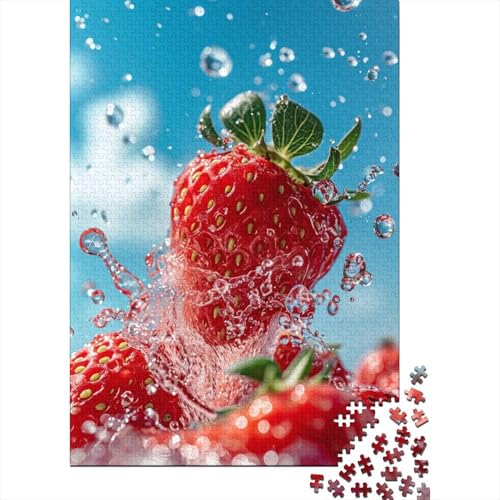 UENDOKRNN Erdbeere Puzzle 1000 Teile Klassisches Puzzlespiel für Erwachsene 1000pcs (75x50cm) von UENDOKRNN