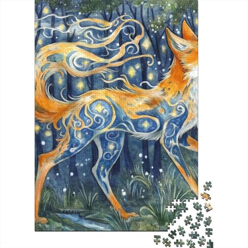 Fuchs Puzzle 1000 Teile Schwer Puzzle Spielzeug Pädagogisches Spiel Impossible Herausforderung Spielzeug Für Erwachsene Und Kinder Ab 14 Jahren 1000pcs (75x50cm) von UENDOKRNN