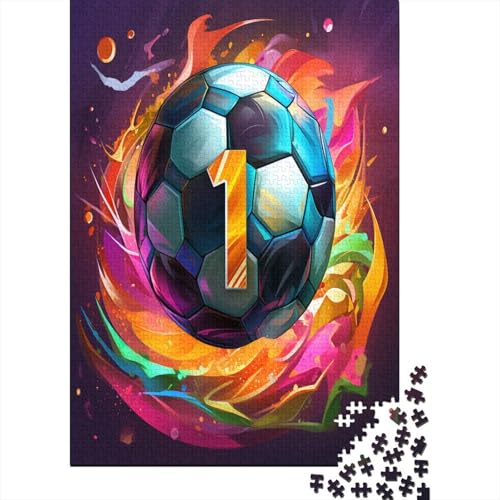 Fußball Puzzle 1000 Teile Puzzle Für Erwachsene Und Kinder Ab 14 Jahren,Puzzlespiel Erwachsenen Puzzlespiel Puzzel 1000pcs (75x50cm) von UENDOKRNN
