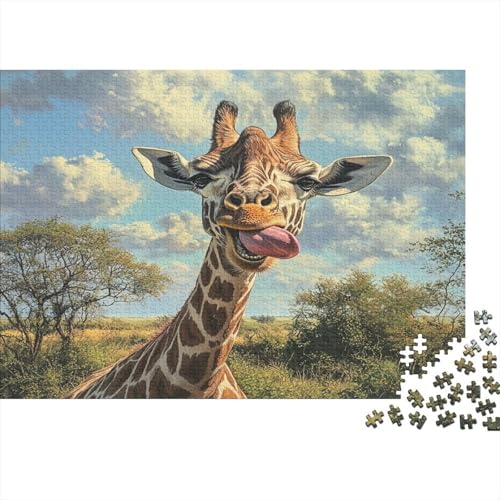 Giraffe Puzzle 1000 Teile Erwachsene, Puzzlespiel Jigsaw Puzzles Erwachsenen Puzzlespiel Puzzel 1000pcs (75x50cm) von UENDOKRNN