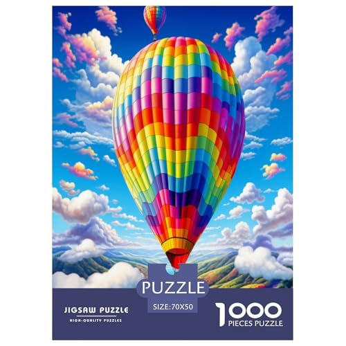 Heißluftballon Puzzles 1000 Teile Schwer Puzzle Spielzeug Lernspiel Impossible Herausforderung Spielzeug Für Erwachsene Und Kinder in Bewährter 70x50cm/1000pcs Heißluftballon Puzzles 1000 Teile Schwer Puzzle Spielzeug Lernspiel Impossible Herausforderung Spielzeug Für Erwachsene Und Kinder in Bewährter 70x50cm/1000pcs von UENDOKRNN