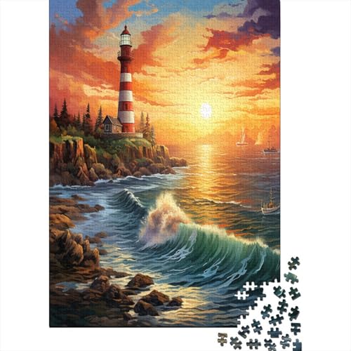 Leuchtturm Puzzle 1000 Teile Erwachsener Kniffel Spaß Für Die Ganze Familie - Abwechslungsreiche 1000 Puzzleteilige Motive Puzzle Erwachsene, Puzzel 1000pcs (75x50cm) von UENDOKRNN
