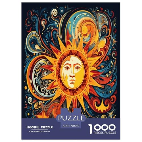 Mandala Puzzle 1000-teilige Schwer Puzzle Spielzeug Pädagogisches Spiel Impossible Herausforderungsspielzeug Für Erwachsene Und Kinder Ab 14 Jahren 70x50cm/1000pcs von UENDOKRNN