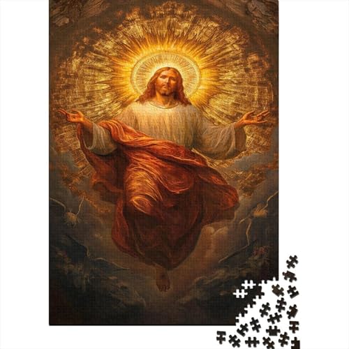 Mythischer Jesus Puzzle 1000 Teile - Puzzle Für Erwachsene, Puzzle, Puzzlespiel Erwachsenen Puzzlespiel Puzzel 1000pcs (75x50cm) von UENDOKRNN