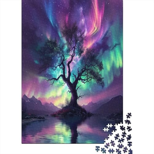 Nordlichter Puzzle 1000 Teile Puzzle Erwachsene Schwieriges Schwer Puzzle Für Erwachsene Und Kinder Ab 14 Jahren Puzzel 1000pcs (75x50cm) von UENDOKRNN
