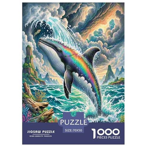 Orca Puzzle 1000 Teile Schwer Puzzle Spielzeug Lernspiel Impossible Herausforderungsspielzeug Für Erwachsene Und Kinder Ab 12 Jahren 70x50cm/1000pcs von UENDOKRNN