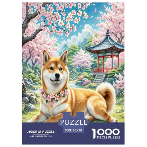 Shiba Inu Puzzles 1000 Teile Schwer Puzzle Spielzeug Pädagogisches Spiel Impossible Herausforderung Spielzeug Für Erwachsene Und Kinder in Bewährter 70x50cm/1000pcs Shiba Inu Puzzles 1000 Teile Schwer Puzzle Spielzeug Pädagogisches Spiel Impossible Herausforderung Spielzeug Für Erwachsene Und Kinder in Bewährter 70x50cm/1000pcs von UENDOKRNN