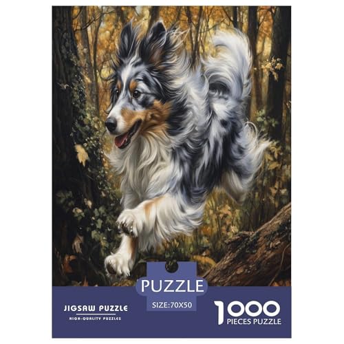 Tibetischer Mastiff Puzzle 1000 Teile Schwer Puzzle Spielzeug Lernspiel Impossible Herausforderungsspielzeug Für Erwachsene Kinder 70x50cm/1000pcs von UENDOKRNN