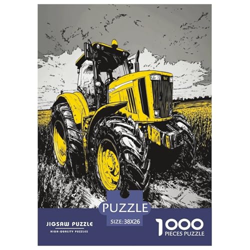 Traktor Puzzle 1000-teilige Schwer Puzzle Spielzeug Lernspiel Impossible Herausforderungsspielzeug Für Erwachsene Und Kinder Ab 12 Jahren 38x26cm/1000pcs von UENDOKRNN