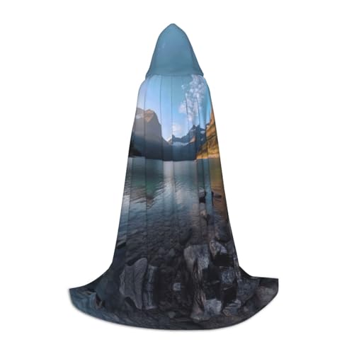 UENFFKDAP (Glacier National Park) Print Kapuzenumhang für Jugendliche Kapuzenumhang Party Dekoration Umhang Größe M weich und elastisch von UENFFKDAP