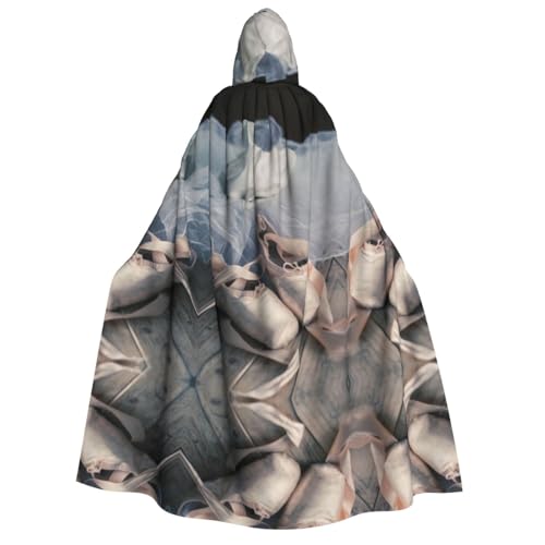 UENFFKDAP Ballettschuh-Druck, Erwachsenen-Umhang mit Kapuze, Halloween-Umhang, Robe, Halloween-Kostüme, Party-Dekoration für Damen und Herren, weich und elastisch UENFFKDAP Ballettschuh-Druck, Erwachsenen-Umhang mit Kapuze, Halloween-Umhang, Robe, Halloween-Kostüme, Party-Dekoration für Damen und Herren, weich und elastisch von UENFFKDAP