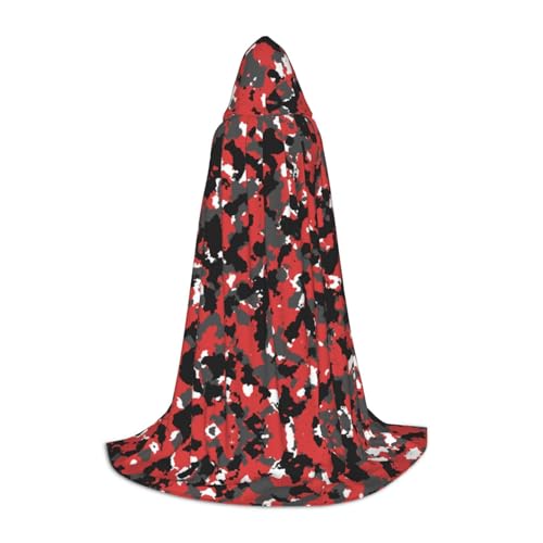 UENFFKDAP Kapuzenumhang mit Camouflage-Muster für Teenager, Party-Dekoration, Größe M, weich und elastisch UENFFKDAP Kapuzenumhang mit Camouflage-Muster für Teenager, Party-Dekoration, Größe M, weich und elastisch von UENFFKDAP