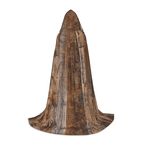 UENFFKDAP Kapuzenumhang mit Holzaufdruck, für Teenager, Party-Dekoration, Größe L, weich und elastisch UENFFKDAP Kapuzenumhang mit Holzaufdruck, für Teenager, Party-Dekoration, Größe L, weich und elastisch von UENFFKDAP