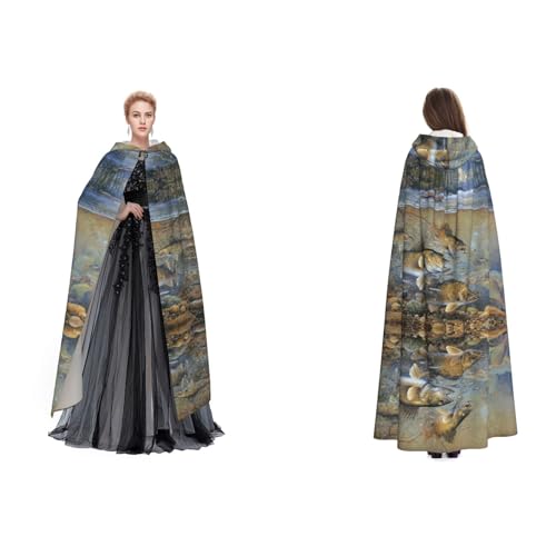 UENFFKDAP Kapuzenumhang mit Kapuze für Damen, Herren, Erwachsene, mit Kapuze, für Halloween, Cosplay, Party, Kostüme UENFFKDAP Kapuzenumhang mit Kapuze für Damen, Herren, Erwachsene, mit Kapuze, für Halloween, Cosplay, Party, Kostüme von UENFFKDAP