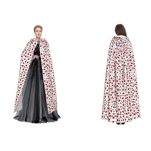 UENFFKDAP Kapuzenumhang mit Kapuze für Damen, Herren, Erwachsene, mit Kapuze für Halloween, Cosplay, Party, Kostüme UENFFKDAP Kapuzenumhang mit Kapuze für Damen, Herren, Erwachsene, mit Kapuze für Halloween, Cosplay, Party, Kostüme von UENFFKDAP