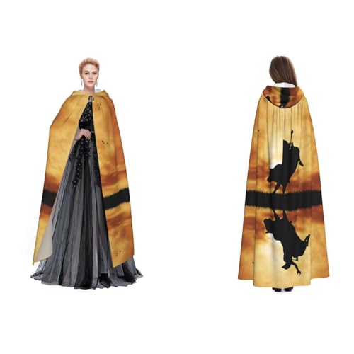 UENFFKDAP Kapuzenumhang mit Kapuze für Damen, Herren und Erwachsene, mit Kapuze, für Halloween, Cosplay, Party, Kostüme UENFFKDAP Kapuzenumhang mit Kapuze für Damen, Herren und Erwachsene, mit Kapuze, für Halloween, Cosplay, Party, Kostüme von UENFFKDAP