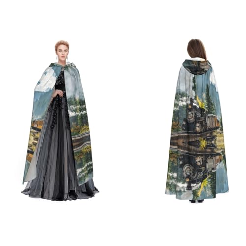 UENFFKDAP Kapuzenumhang mit Kapuze für Damen, Herren und Erwachsene, mit Kapuze, für Halloween, Cosplay, Party, Kostüme UENFFKDAP Kapuzenumhang mit Kapuze für Damen, Herren und Erwachsene, mit Kapuze, für Halloween, Cosplay, Party, Kostüme von UENFFKDAP