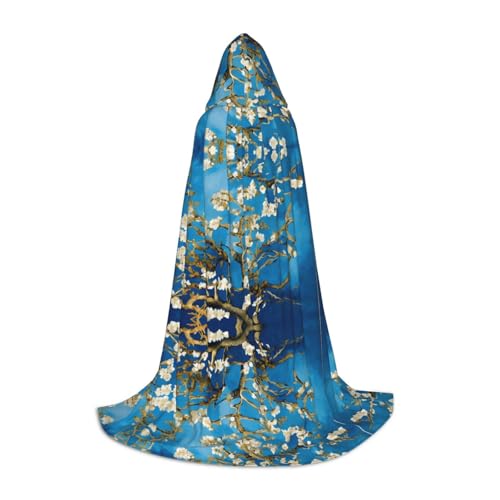 UENFFKDAP Kapuzenumhang mit japanischem Kirschblumen-Druck, für Teenager, Party-Dekoration, Größe S, weich und elastisch UENFFKDAP Kapuzenumhang mit japanischem Kirschblumen-Druck, für Teenager, Party-Dekoration, Größe S, weich und elastisch von UENFFKDAP