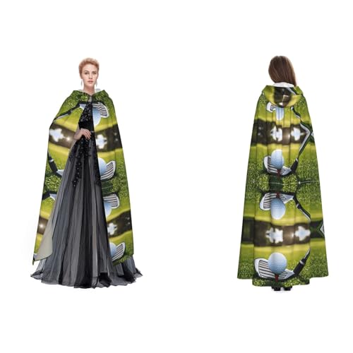 UENFFKDAP Umhang mit Kapuze für Damen, Herren, Erwachsene, mit Kapuze, für Halloween, Cosplay, Party, Kostüme UENFFKDAP Umhang mit Kapuze für Damen, Herren, Erwachsene, mit Kapuze, für Halloween, Cosplay, Party, Kostüme von UENFFKDAP