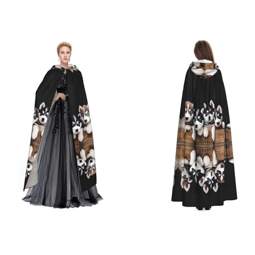UENFFKDAP Umhang mit Kapuze für Damen, Herren, Erwachsene, volle Länge, Kapuzenumhang mit Kapuze, für Halloween, Cosplay, Party, Kostüme UENFFKDAP Umhang mit Kapuze für Damen, Herren, Erwachsene, volle Länge, Kapuzenumhang mit Kapuze, für Halloween, Cosplay, Party, Kostüme von UENFFKDAP