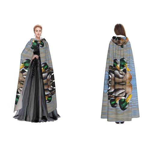 UENFFKDAP Umhang mit Kapuze für Damen, Herren, Erwachsene, volle Länge, mit Kapuze, für Halloween, Cosplay, Party, Kostüme UENFFKDAP Umhang mit Kapuze für Damen, Herren, Erwachsene, volle Länge, mit Kapuze, für Halloween, Cosplay, Party, Kostüme von UENFFKDAP