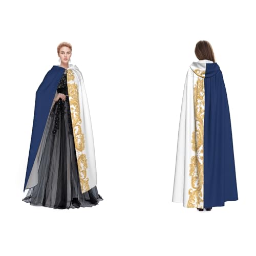 UENFFKDAP Umhang mit Kapuze für Damen, Herren, Erwachsene, volle Länge, mit Kapuze, für Halloween, Cosplay, Party, Kostüme UENFFKDAP Umhang mit Kapuze für Damen, Herren, Erwachsene, volle Länge, mit Kapuze, für Halloween, Cosplay, Party, Kostüme von UENFFKDAP