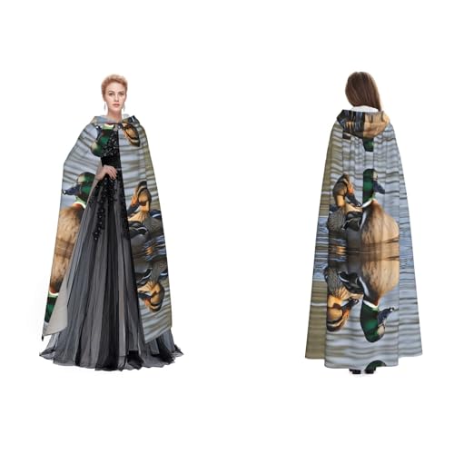 UENFFKDAP Umhang mit Kapuze für Damen, Herren, Erwachsene, volle Länge, mit Kapuze, für Halloween, Cosplay, Party, Kostüme UENFFKDAP Umhang mit Kapuze für Damen, Herren, Erwachsene, volle Länge, mit Kapuze, für Halloween, Cosplay, Party, Kostüme von UENFFKDAP