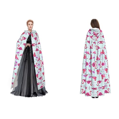 UENFFKDAP Umhang mit Kapuze für Damen, Herren und Erwachsene, mit Kapuze, für Halloween, Cosplay, Party, Kostüme, Rosa UENFFKDAP Umhang mit Kapuze für Damen, Herren und Erwachsene, mit Kapuze, für Halloween, Cosplay, Party, Kostüme, Rosa von UENFFKDAP