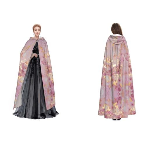 UENFFKDAP Umhang mit Kapuze für Damen, Herren und Erwachsene, mit Kapuze, für Halloween, Cosplay, Party, Kostüme, Rosa UENFFKDAP Umhang mit Kapuze für Damen, Herren und Erwachsene, mit Kapuze, für Halloween, Cosplay, Party, Kostüme, Rosa von UENFFKDAP
