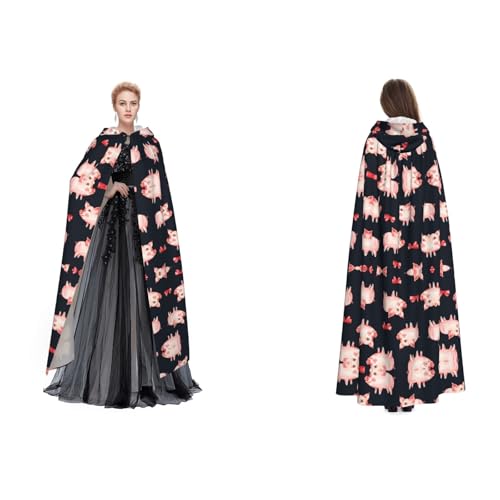UENFFKDAP Umhang mit Kapuze für Damen, Herren und Erwachsene, mit Kapuze, für Halloween, Cosplay, Party, Kostüme, Rot UENFFKDAP Umhang mit Kapuze für Damen, Herren und Erwachsene, mit Kapuze, für Halloween, Cosplay, Party, Kostüme, Rot von UENFFKDAP