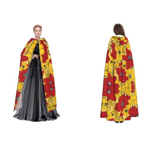 UENFFKDAP Umhang mit Kapuze für Damen, Herren und Erwachsene, mit Kapuze, für Halloween, Cosplay, Party, Kostüme UENFFKDAP Umhang mit Kapuze für Damen, Herren und Erwachsene, mit Kapuze, für Halloween, Cosplay, Party, Kostüme von UENFFKDAP
