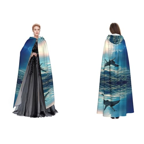 UENFFKDAP Umhang mit Kapuze für Damen, Herren und Erwachsene, mit Kapuze, für Halloween, Cosplay, Party, Kostüme UENFFKDAP Umhang mit Kapuze für Damen, Herren und Erwachsene, mit Kapuze, für Halloween, Cosplay, Party, Kostüme von UENFFKDAP