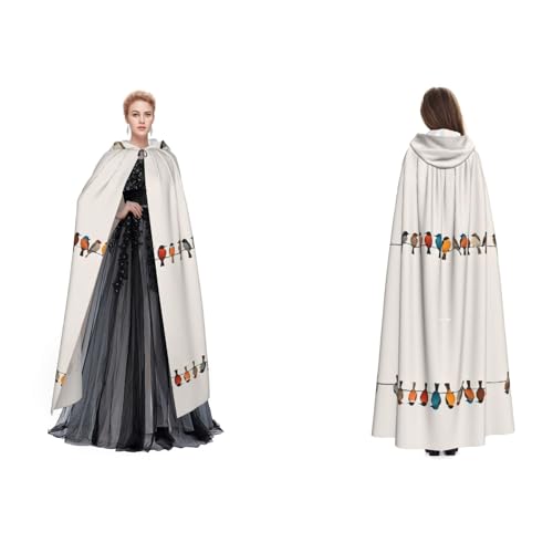 UENFFKDAP Umhang mit Kapuze für Damen, Herren und Erwachsene, mit Kapuze, für Halloween, Cosplay, Party, Kostüme UENFFKDAP Umhang mit Kapuze für Damen, Herren und Erwachsene, mit Kapuze, für Halloween, Cosplay, Party, Kostüme von UENFFKDAP
